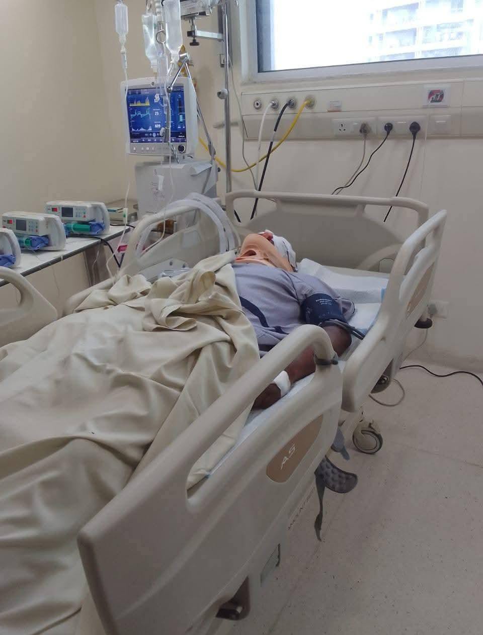 Family members appealed for help to help the youth injured in a road accident