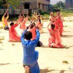 A grand Dandiya festival was organised at RD Public School Koshma