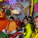 Crowds of devotees gathered at Mordiha Bhagwat Katha