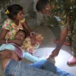 In the episode of Pati Patni Aur Woh the wife stabbed the husband several times in the chest the wife was arrested