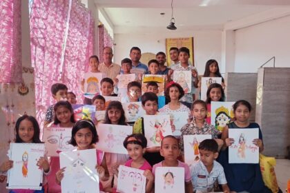 Painting competition organized in Vastu Vihar Project 7