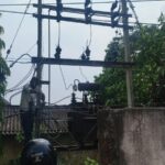 People in Raghunathapuram are facing problems due to power outage for a week