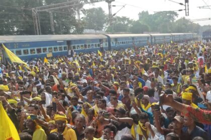 Rail Teka Dahar Chheka movement program concluded peacefully Ramesh Kumar Mahato