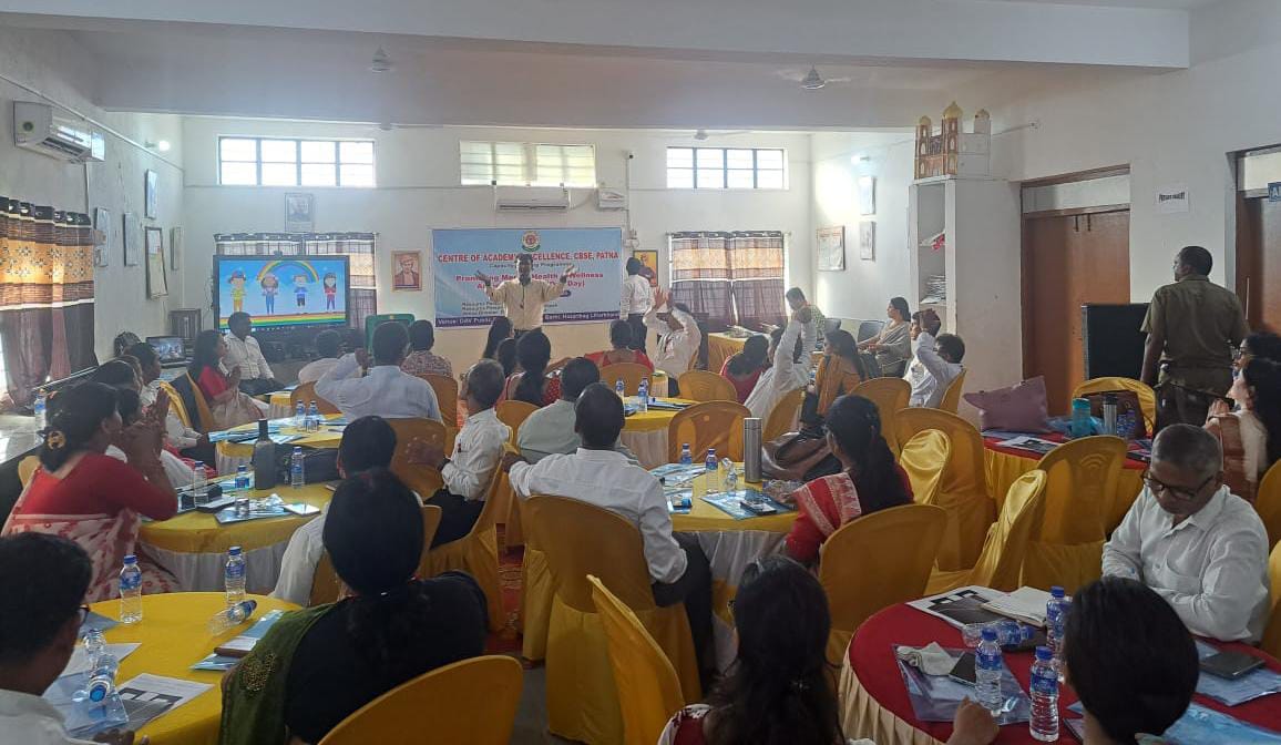 Teachers learnt new teaching methods in a workshop organised at DAV Public School Barahi