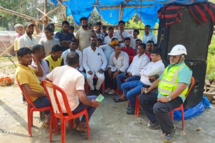 The 12 day long protest of DVC displaced people was postponed after talks