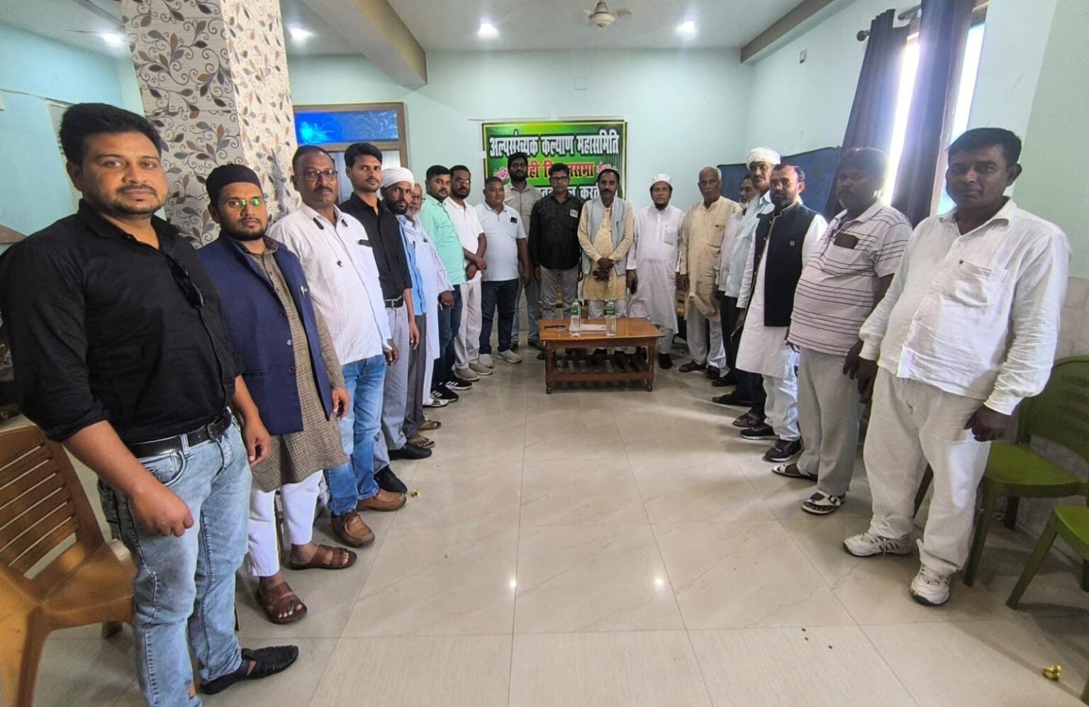 The emergency meeting of the Minority Welfare General Committee was held in Pratappur Chauparan