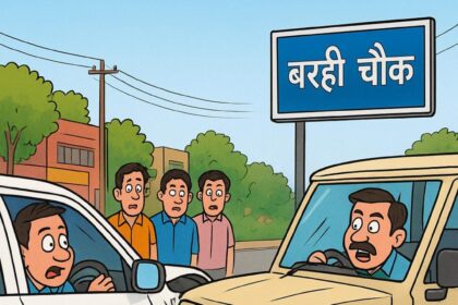 A Bolero collided with the SDOs vehicle at Barhi Chowk the officer narrowly escaped and an FIR was registered in the matter