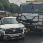 A speeding truck crushed a biker then collided with a car killing one