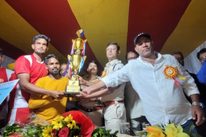 Babupara team won the Ekta Football Competition