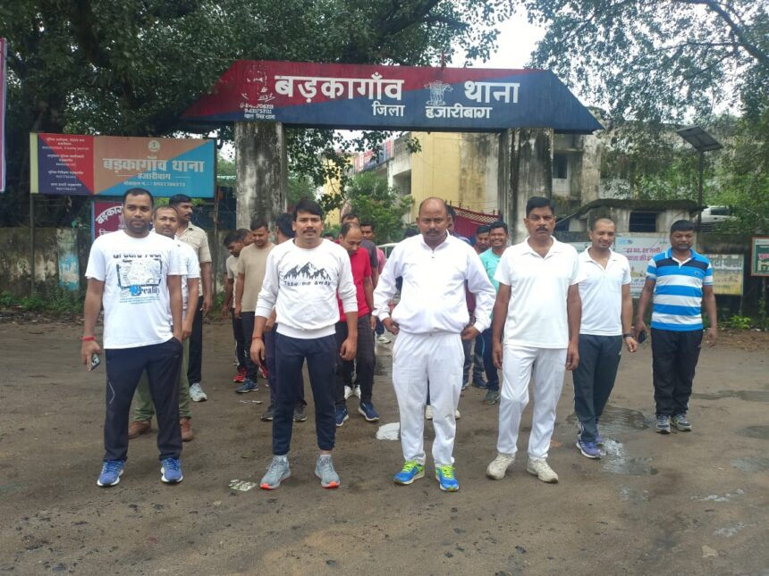 Barkagaon Police and Administration organised Run for Unity on National Unity Day