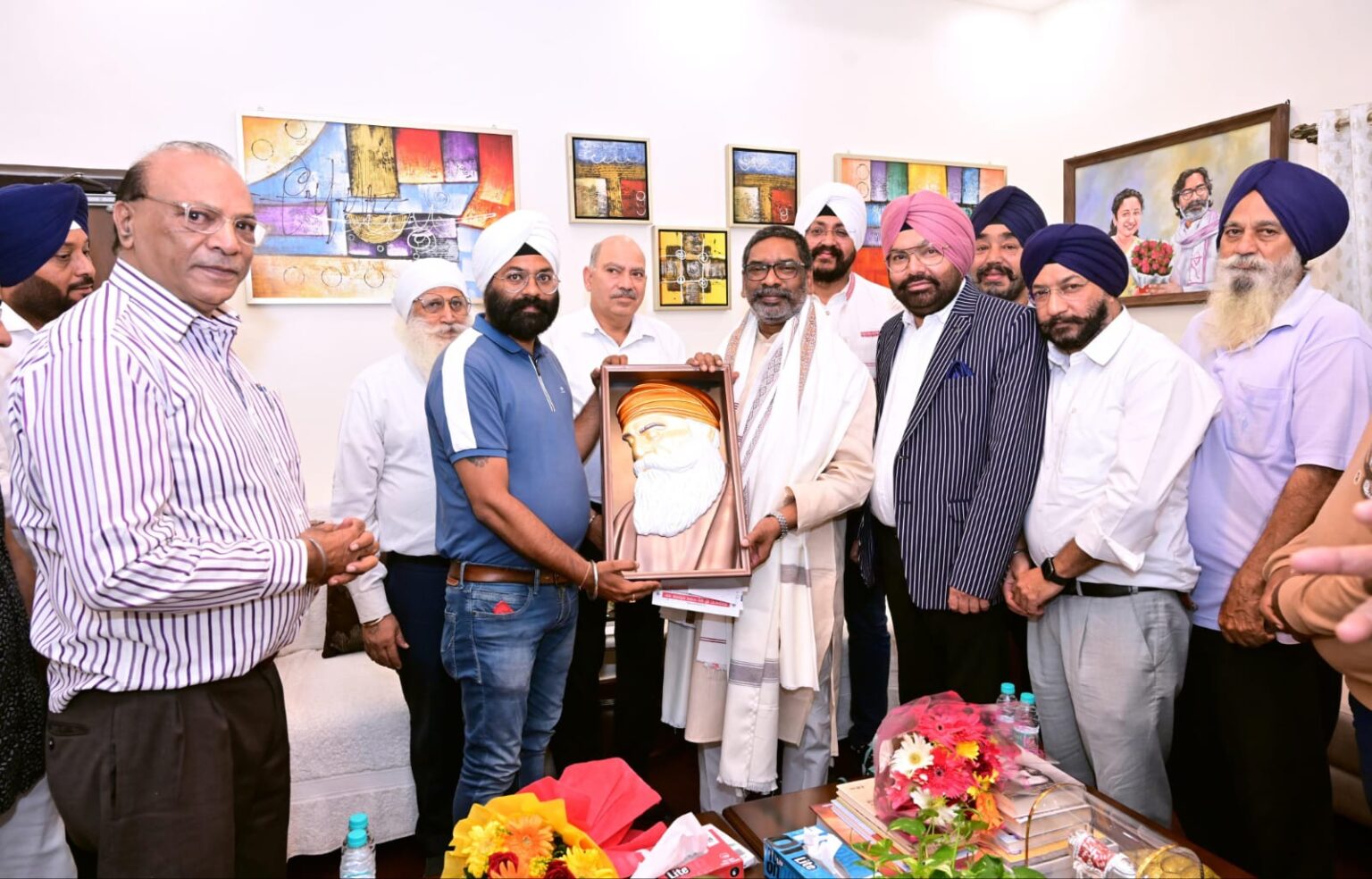 Chief Minister Hemant Soren invited to attend the 556th Prakash Parv celebrations of Shri Guru Nanak Dev Ji Maharaj