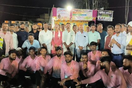 Cricket tournament organised in Gudiya Chak Chutiyar team defeated Petla by 6 runs