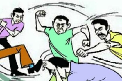 Four people were injured in separate incidents of violence in the district. Two were referred