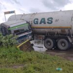 Gas tanker crashes near Barsot bridge major accident averted