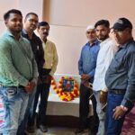 Jharkhand Journalist Association paid tribute to Nitin Choubey