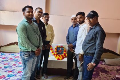 Jharkhand Journalist Association paid tribute to Nitin Choubey