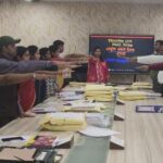 Oath taking ceremony organized on National Unity Day at Bharathi College of Education Kandri Mandar Ranchi
