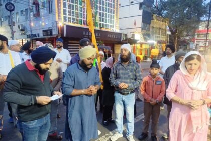 Prabhat Ferry was held for the second consecutive day Jo Bole So Nihaal… Hazaribagh city echoed with the chants of Sat Sri Akal