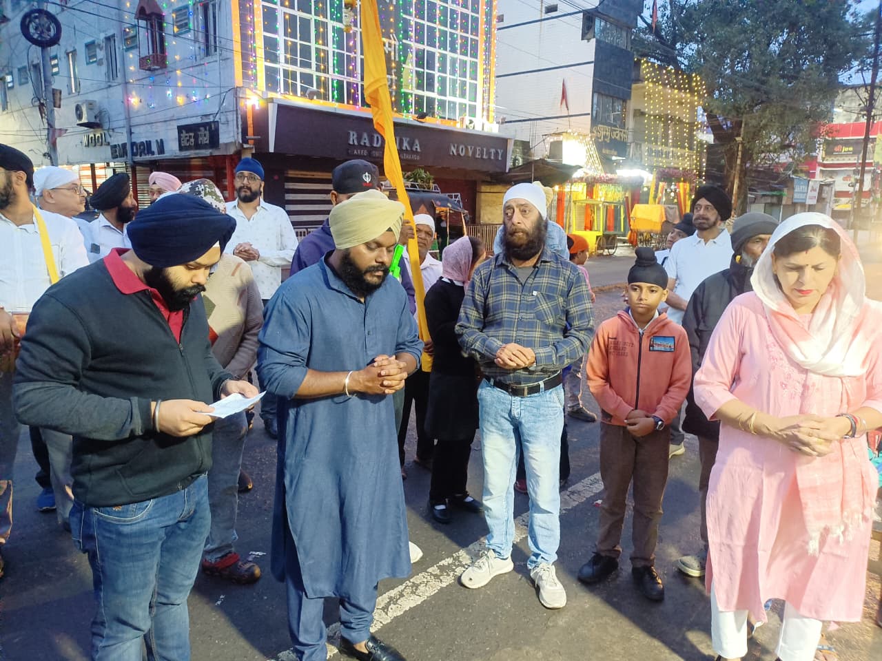 Prabhat Ferry was held for the second consecutive day Jo Bole So Nihaal… Hazaribagh city echoed with the chants of Sat Sri Akal