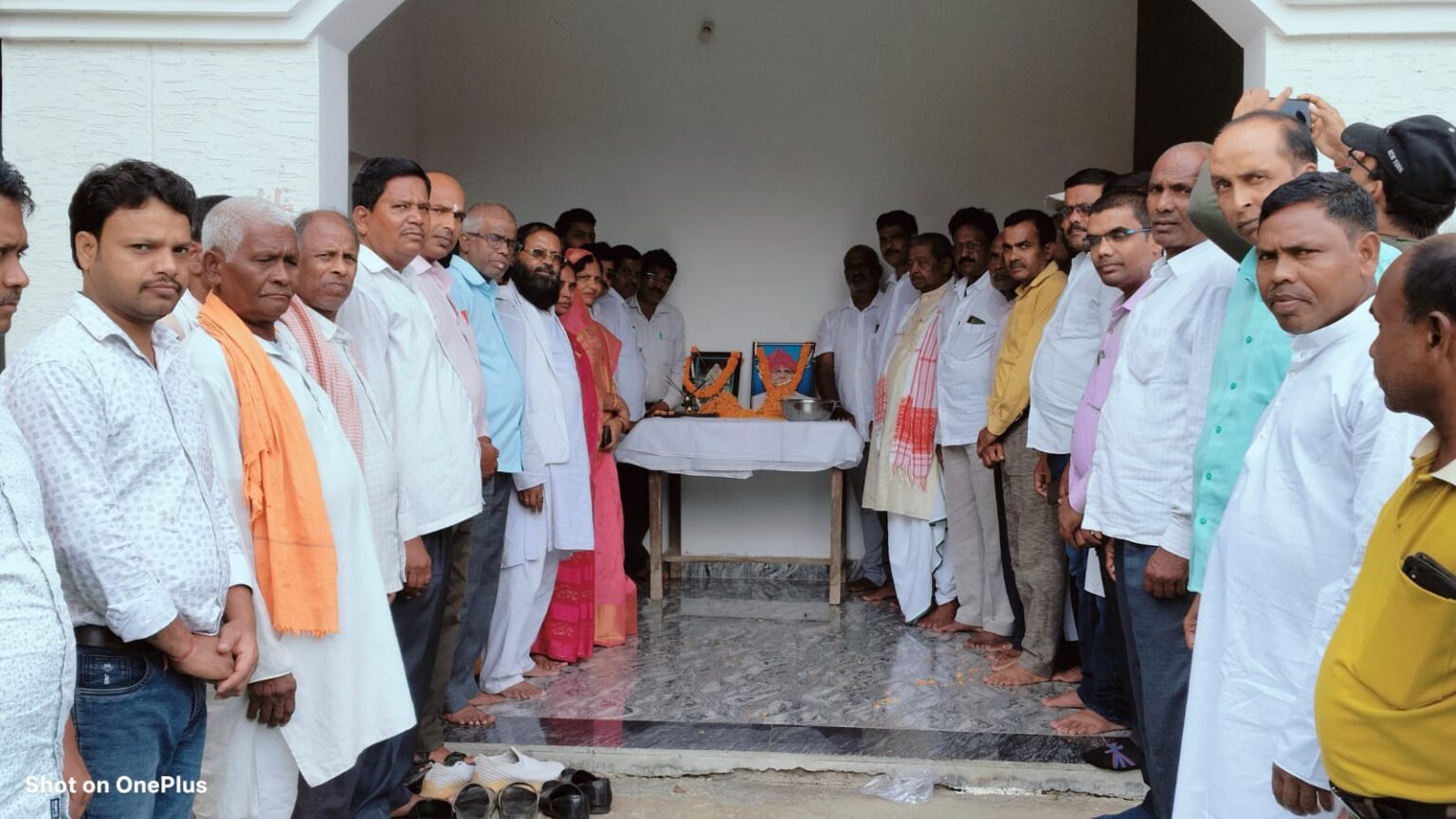 The first death anniversary of the renowned social worker of the area Ram Lakhan Mehta was celebrated