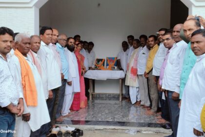The first death anniversary of the renowned social worker of the area Ram Lakhan Mehta was celebrated