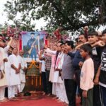 Tribute to the brave martyr of the 1857 revolution Jayamangal Pandey in Khirgaon