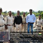 e51bbb32 b949 4482 998c d4862f6d4a20Illegal mining sites were inspected by the security department of CCL Argada area