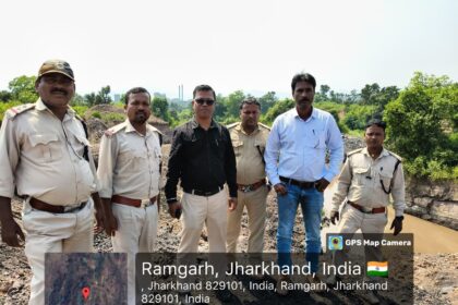 e51bbb32 b949 4482 998c d4862f6d4a20Illegal mining sites were inspected by the security department of CCL Argada area