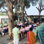 150 years of national song Vande Mataram completed students echoed the voice of patriotism in UMVI Barhamsia