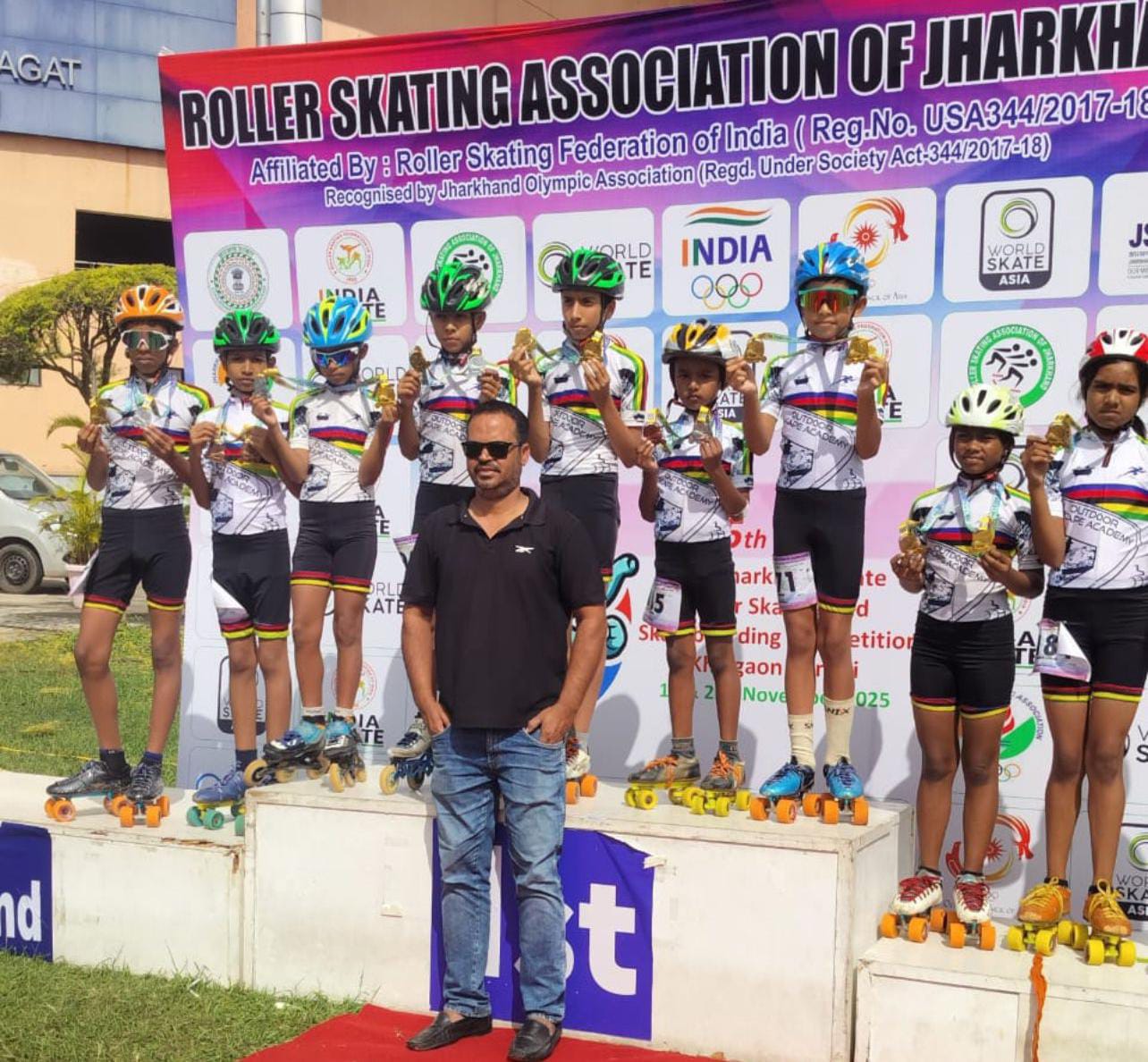 15th Jharkhand State Roller Skating and Skateboarding Championship 2025 26 concluded in Ranchi