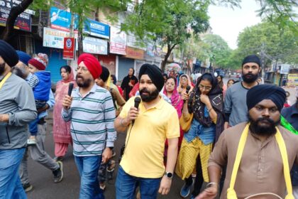 A wonderful sight of devotion joy and unity in Hazaribagh on the occasion of Prakash Parv of Guru Nanak Dev Ji