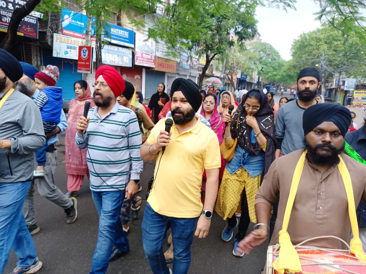 A wonderful sight of devotion joy and unity in Hazaribagh on the occasion of Prakash Parv of Guru Nanak Dev Ji