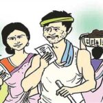 Action was taken in Barkanngaon Panchayat to construct a pond and well on forest land under MNREGA. Instructions were given to deposit the funds