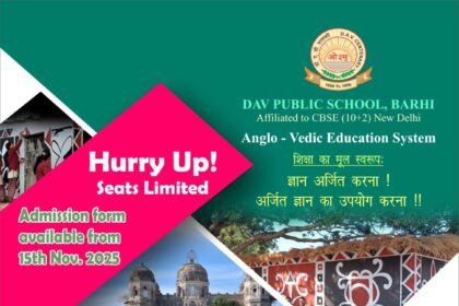 Admission for the new session has started at Barhi DAV the fee for nursery class is only Rs 500