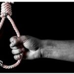 After quarreling with his wife the young man hanged himself and died