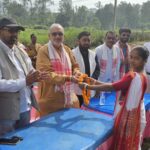 Barhi MLA Manoj Yadav laid the foundation stone for the construction of the Daurwa Kundwa main road