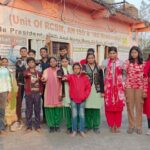 Constitution Day was celebrated at Softech Computer Education children took oath