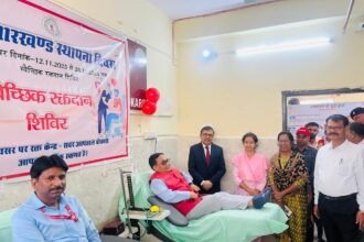 DC DDC inaugurated blood donation camp at Sadar Hospital