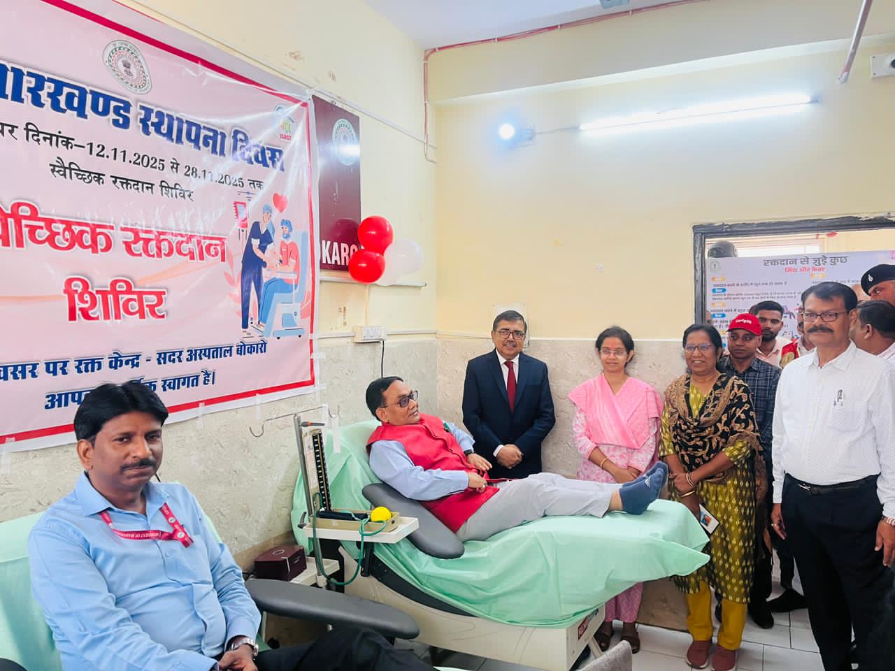 DC DDC inaugurated blood donation camp at Sadar Hospital