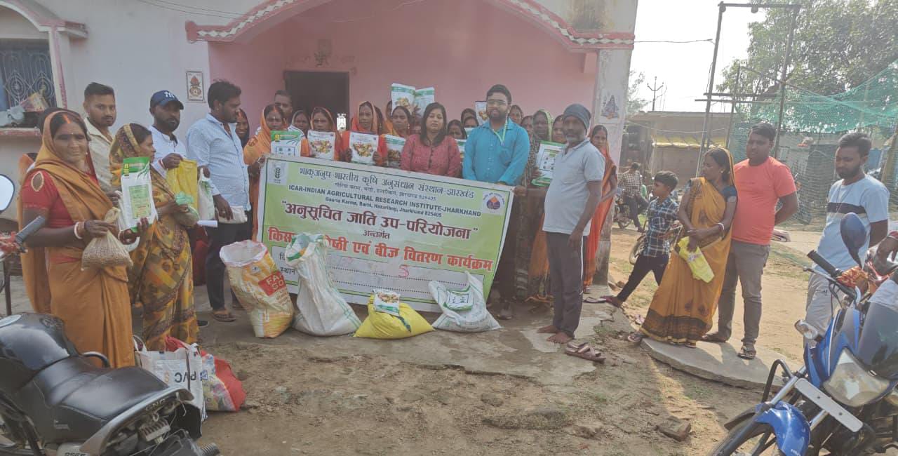 Free Rabi crop seed distribution among women farmers in Malkoko Panchayat