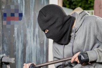 Iron rods and other materials stolen from a construction site in Hanuman Nagar