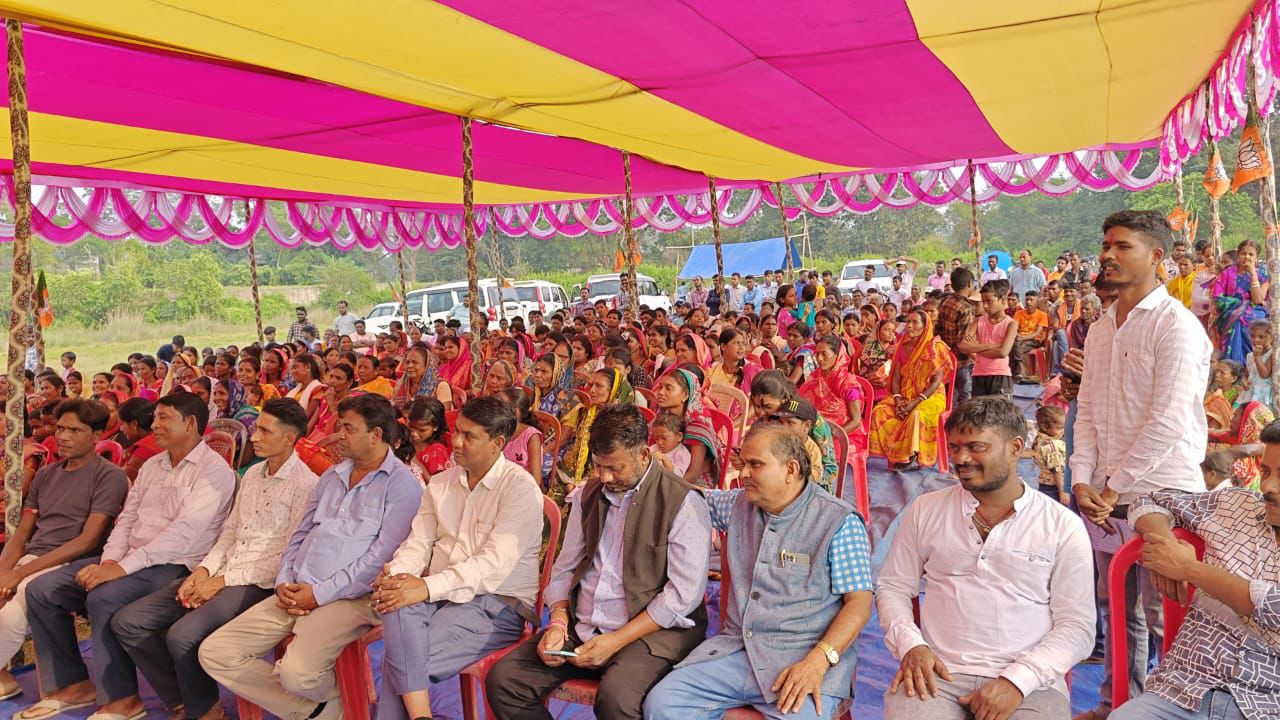 Lotus flower is not just an election symbol it is a symbol of development faith and respect for women Annapurna Devi