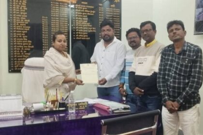MLA representative took charge in Kasmar handed over appointment letter to BDO