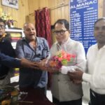 Newly appointed Principal Dr. Ranjit Kumar assumed charge at Markham College teachers extended their best wishes