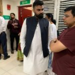 Om Shankar Gupta met businessman Radheshyam Sahu who was injured in the Jackfruit Mod firing incident