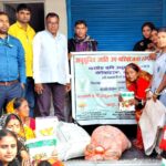 Rabi crop seeds were distributed among 600 Scheduled Caste farmers in Gaypahadi village