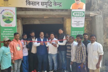 Relief for farmers District Council member Adil Azeem inaugurated wheat distribution in Chanho