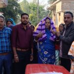 Sahayog Asha Trust distributed blankets to 55 needy people