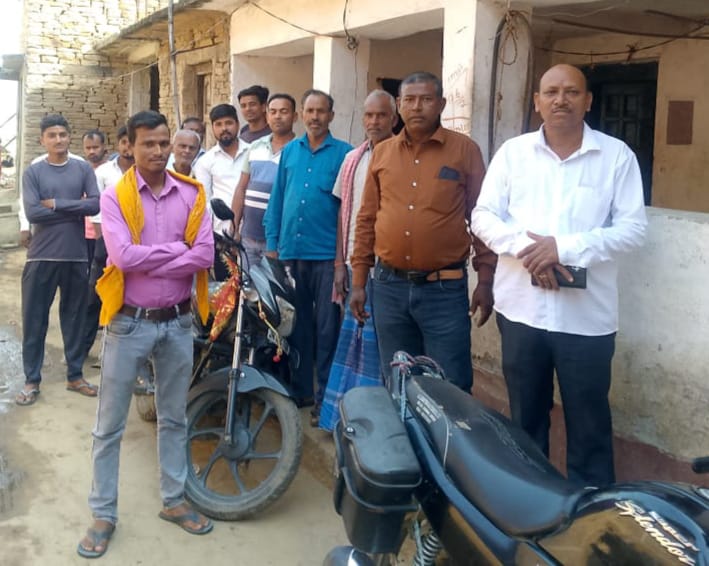 Sunil Kumar became the OBC president of Satgawan block