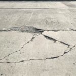 The approach road to the underpass on GT Road has started to break down with gross negligence on the part of the departmental oversight of the construction agency